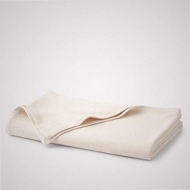 FLASH SALE!! The Company Store Cotton Weave Blanket Soft NEW FREESHIP