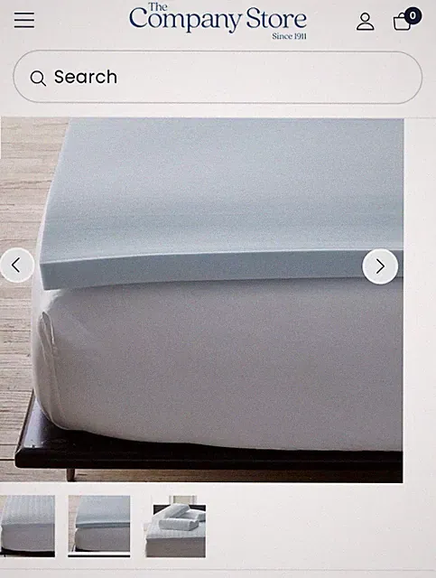 New In Box The Company Store 2” Memory Foam Mattress Topper King