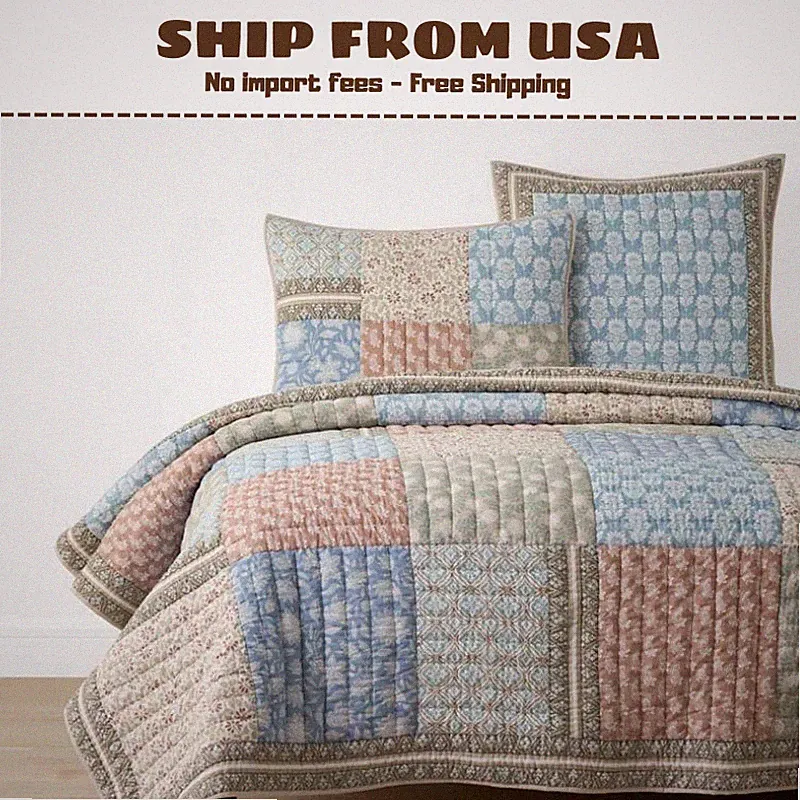 The Company Store Company Cotton Anvitha Patchwork Quilt - Multi