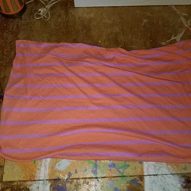 The Company Store "Coral/Lavender Striped" Pillowcase