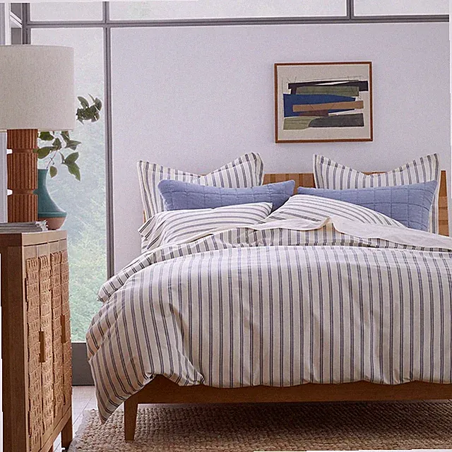 The Company Store Cotton™ Tailored Stripes and Plaids Classic Cool Cotton Perale