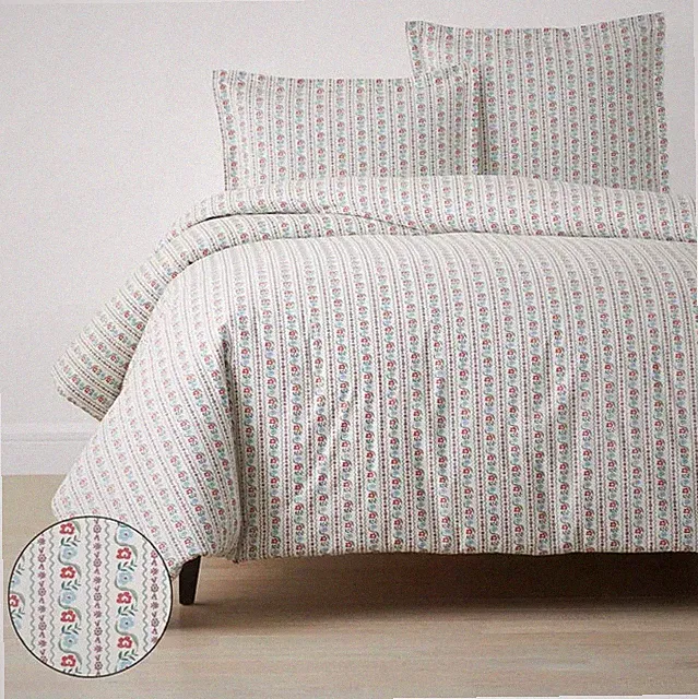 The Company store Delphine Classic Cool Cotton Percale Duvet Cover