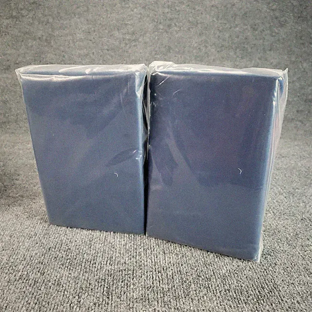 The Company Store Flannel Pillowcases Standard 20x30 Deep Blue Cotton Lot 2