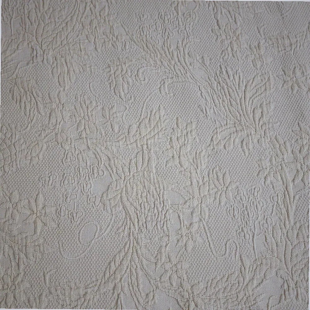 The Company Store King Cotton Matelasse Bedspread Beige Made in Portugal 106x95