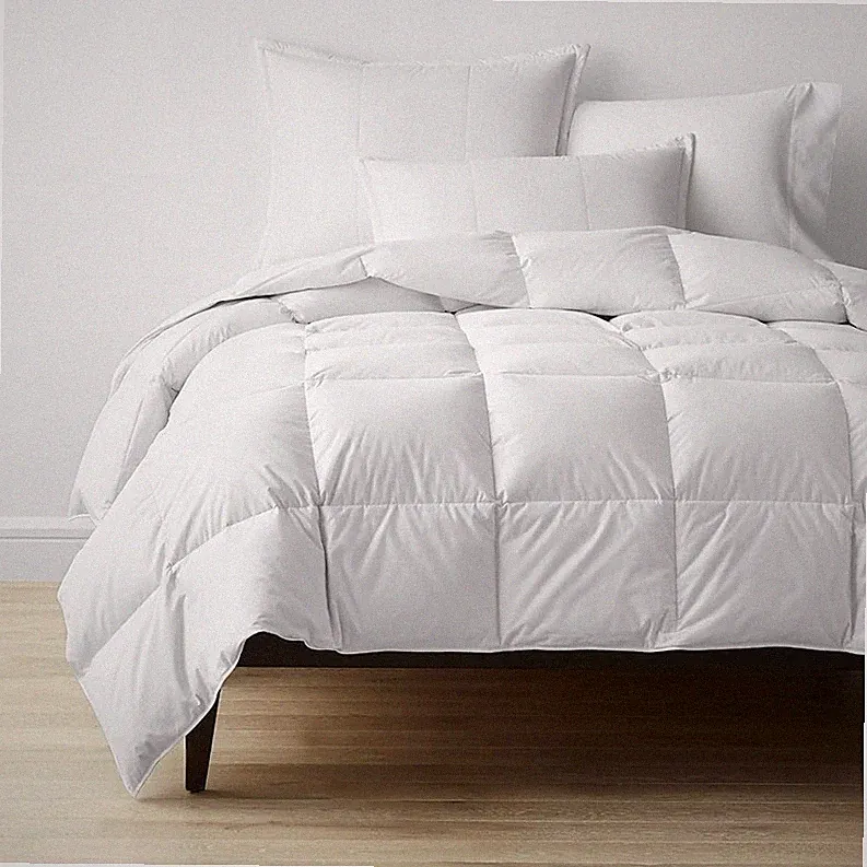 The Company Store LaCrosse Down Comforter RDS White Hypoallergenic New