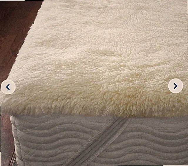 The Company Store Legends Hotel Wool Mattress Pad - Natural King Size