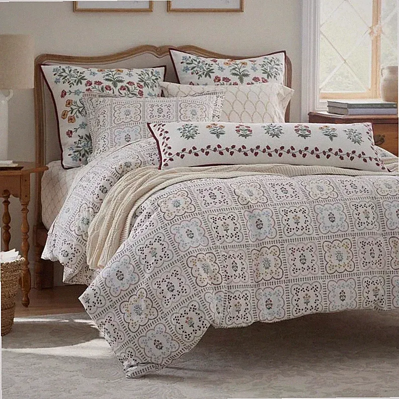 The Company Store Lottie Classic Cool Cotton Percale Duvet Cover