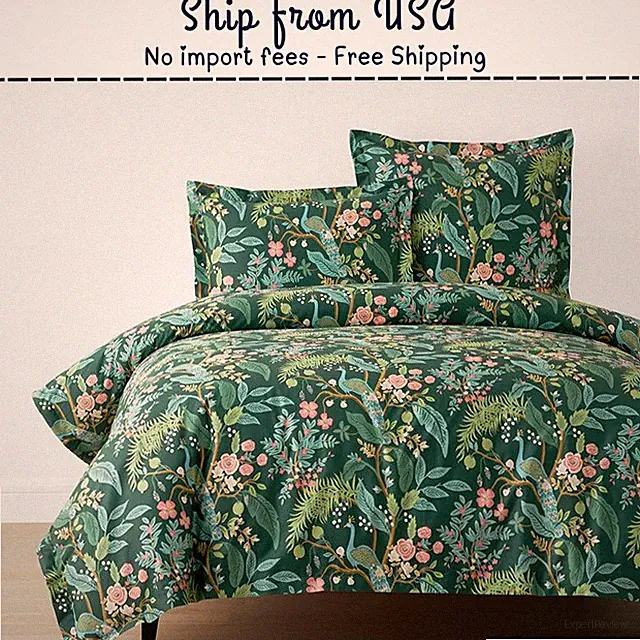The Company Store Peacock Classic Smooth Sateen Duvet Cover