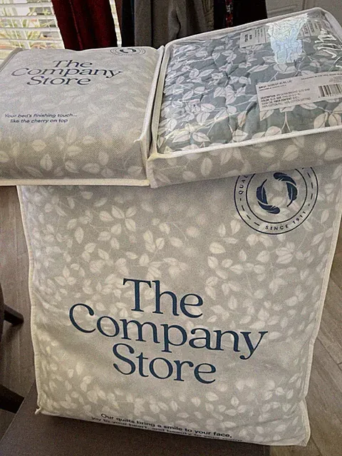 The Company Store Quinn Brooke King Quilt and 2 pillow shams