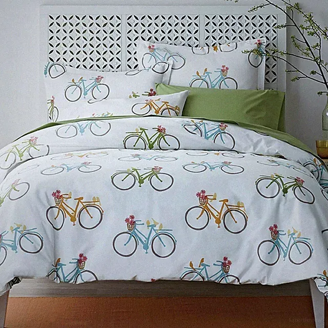 The Company Store Spring Ride 4pc Full/Double Duvet Cover and Sheet Set