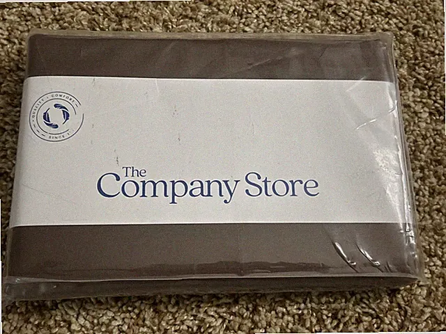 The Company Store Standard 20x30 Percale Pillowcases Coffee