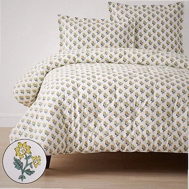 The Company store Suhana Garment Washed Cotton Percale Comforter