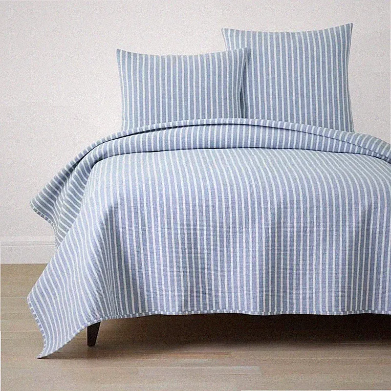 The Company Store Yarn-Dyed Bengal Stripe Quilt - Chose your size